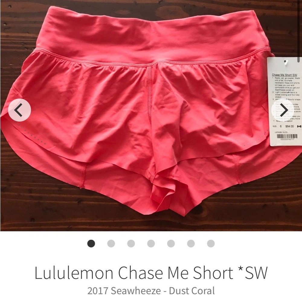 Lululemon Chase Me Short *SW